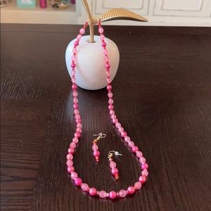 L’maour Necklace and Earring Set